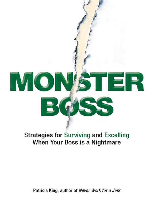 Title details for Monster Boss by Patricia King - Available